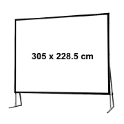 Ekran ramowy przedniej lub tylnej projekcji FOLD 300 obraz (305cm x 228.5 cm)