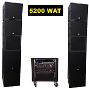 ZESTAW [8] Dynacord Cobra 2 [4x600W] + SUB 28 [2x1400W]  WYNAJEM TYLKO Z AKUSTYKIEM / OPIEKUNEM