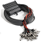 PROEL STAGE BOX 24-XLR IN, 8 XLR OUT, 25 m